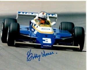 BOBBY UNSER Signed Autographed 8x10 INDY Photo - Picture 1 of 1