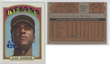 2016 Topps 65th Anniversary Buybacks Rare Blue Alex Johnson #1972-215