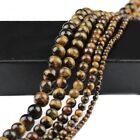Tiger Eye Stone Bead Handmade Round Loose Ball Beads Diy Bracelet 4/6/8/10/12mm