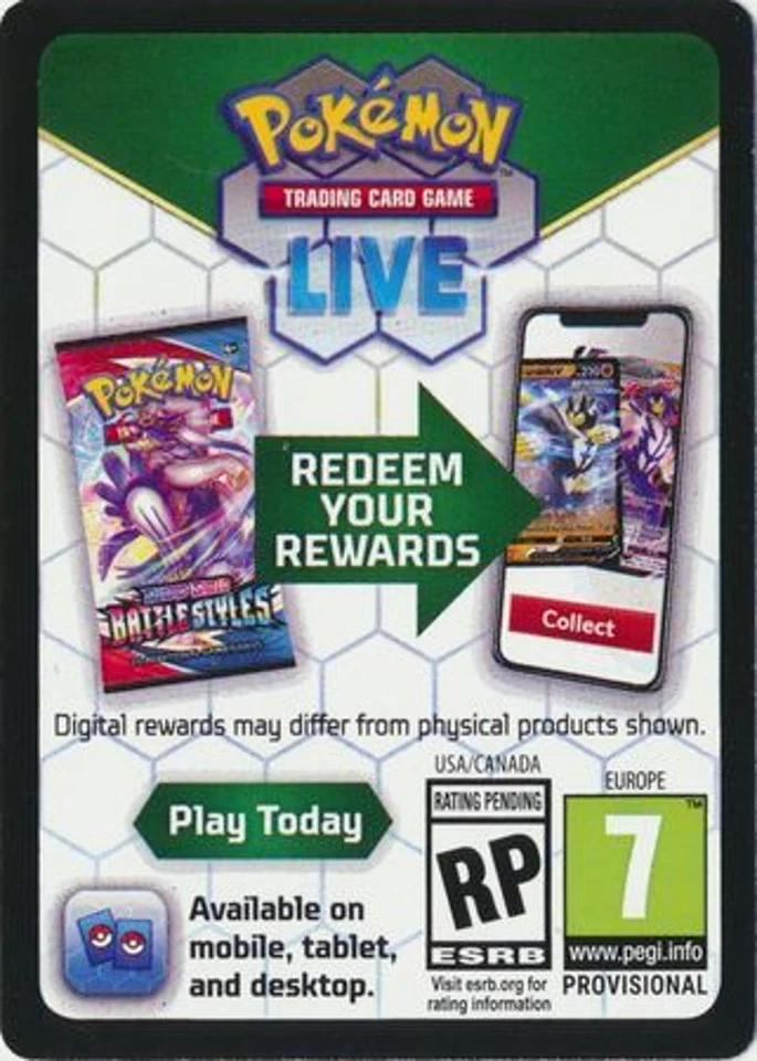 Pokemon Crown Zenith Online Handelscode Karten | PTCGO Code Karten 10-50 Pakete - Bild 1 von 1