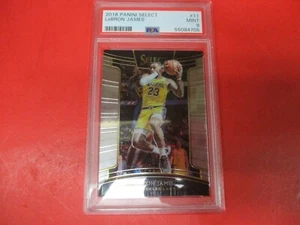2018 PANINI SELECT LeBRON JAMES #11 CONCOURSE PSA 9 MINT - Picture 1 of 3