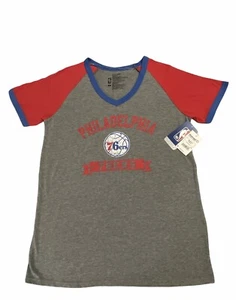 Philadelphia 76 Sixers kurzärmliges graues Damen T-Shirt - M (Neu mit Etikett) - Bild 1 von 5