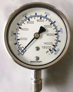 OTC Tools 9658 Manometer mit 2-scales Glycerin oder Silikon gefüllt - Bild 1 von 6