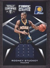 2016-17 Totally Certified Basketball Fabric of the Game JSY #40 Rodney Stuckey