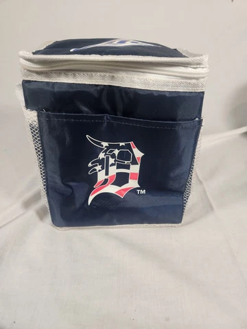 Detroit Tigers Miller Lite Soft Side 6 Pack Cooler 4th Of July Cover
