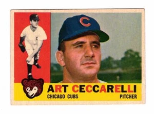 1960 Topps Art Ceccarelli Chicago Cubs #156 EXC - Picture 1 of 1