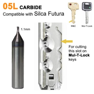 05L Carbide Key Cutter Compatible with Ilco Silca Futura Mul-T-Lock M&C Slot - Picture 1 of 2