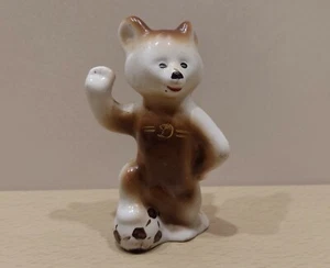 Soviet vintage Porcelain Bear Dynamo. USSR Rare Original ## AB - Picture 1 of 12