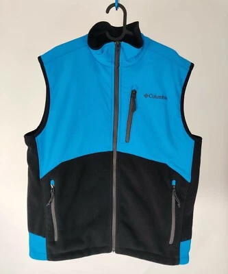 Chaleco polar Columbia Ballistic II para hombre Omni-Shield Interchange negro/AZUL WM664 Foto 1 de 4