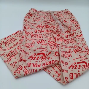 Pantalones antiguos azul marino para mujer pequeños rosas vacaciones prendas de dormir estampadas por todas partes - Imagen 1 de 6