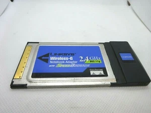 LINKSYS WIRELESS-G WPC54GS NOTEBOOK WIRELESS ADAPTER VER:2.1 #GK203 - Picture 1 of 3