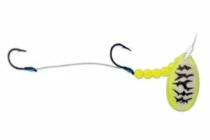 UV Walleye Elite Harness Rig #2 Metallic Blue Chart Tiger - Picture 1 of 1