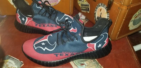 Houston Texans Sneakers NFL Sneakers Yeezy Shoes Cover