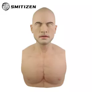 Maschera maschile realistica SMITIZEN Silicone Maschera uomo realistica - Foto 1 di 15