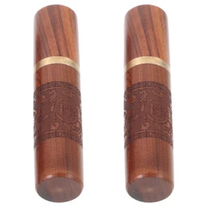 2 Pcs Nadelkasten Aus Holz Halter Für Nähnadeln Nadelhalter Zum Basteln - Bild 1 von 12