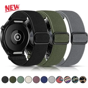 Bracelet nylon tissu élastique pour Samsung Galaxy Watch 7 6 5 4 Classic 40/44mm - Photo 1 sur 24