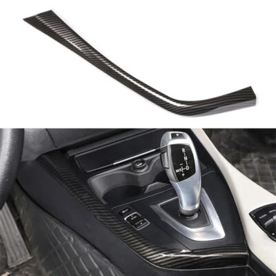 Ajuste para BMW F22 F23 125i 2014-2019 fibra de carbono cambio lateral tira en forma de L Foto 1 de 4