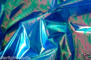 Bambola Barbie Normale Blu Sirena Unicorno Ologramma Tessuto Riflettente Lattice PVC - Foto 1 di 3