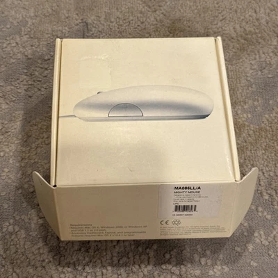 Apple A1152 USB Wired Mighty Mouse (MA086LL/A) Appears To Be New Open Box - Image 1 of 4