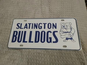 Vintage Metal Slatington Bulldogs Booster Nummernschild - Bild 1 von 5