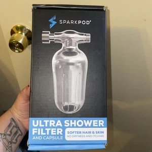 New In Box SparkPod Ultra Shower Filter- Shower Head Water Filter & Cartridge - Picture 1 of 4