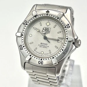 TAG Heuer 962.213 Professional 200m Gray Dial Stainless Steel Quartz 34mm Watch - Picture 1 of 9