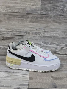 Nike Air Force 1 Low Shadow Blanco Negro Pastel Mujer Talla 9.5 Zapatos Tenis - Imagen 1 de 13