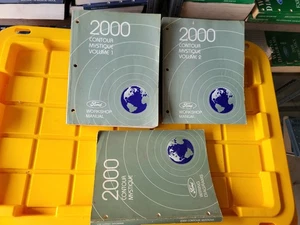 3 PCS 2000 Ford Contour Workshop 1,2 Wiring Factory Repair Manuals OEM - Picture 1 of 1
