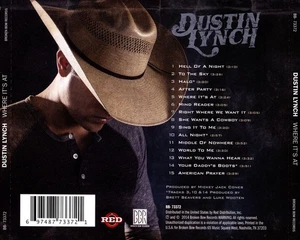 DUSTIN LYNCH - WHERE IT'S AT NEW CD - Imagen 1 de 1