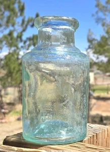 1890s Antique Bottle Squatty English Pickle Chow Chow Condiment Jar Kilner & Son - Picture 1 of 13
