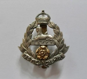 MÜTZENABZEICHEN DER BRITISCHEN ARMEE. EAST LANCASHIRE REGIMENT. K/C. ( 010. ). - Bild 1 von 1