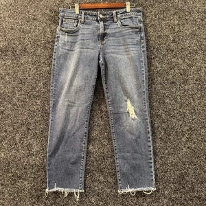 KUT from the Kloth Reese Ankle Straight Leg Jeans Size 10 Dark Blue Womens - Picture 1 of 11