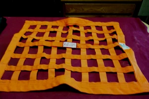 Red de ventana RJS - Correa de 1 pulgada - 19 x 23,5 pulgadas rectangular - NARANJA NO SFI - Imagen 1 de 3
