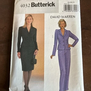 butterick patterns 4032 Misses Jacket, Skirt, Pants, Sz 18-20-22 - Picture 1 of 3