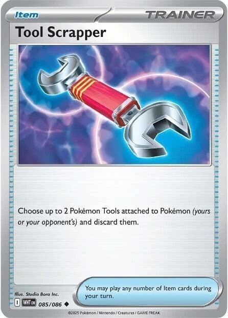 4 x Tool Scrapper (Trainer) (White Flare 085/086) - Uncommon - Image 1 of 1