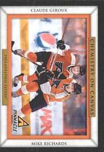 2010-11 Pinnacle Chemistry Sobre Lienzo #14 Mike Richards Claude Giroux - HKY - Imagen 1 de 2