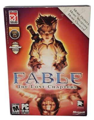 Fable The Lost Chapters PC CD-ROM Video Game (2005) 4 Discs Microsoft Windows XP - Image 1 of 4