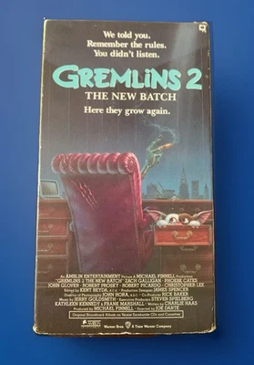 Gremlins 2 - The New Batch (VHS, 1990) Former Blockbuster Rental Copy TESTED - Image 1 of 4