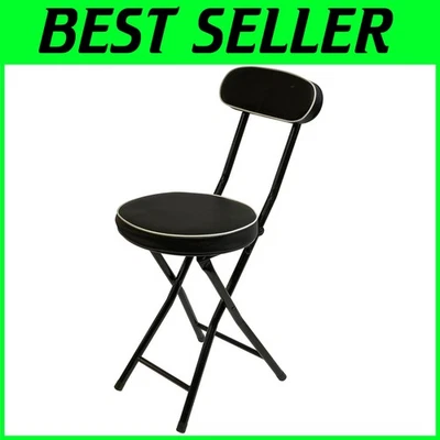 Metal Frame Foldable Stool - No Assembly Required - Image 1 of 4