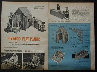 Playhouse Planks Fort & BB Shooting Gallery HowTo Build PLANS - Image 1 of 2