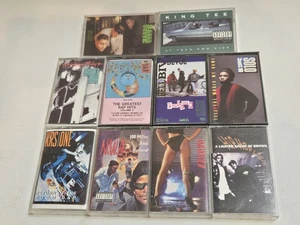 Rap Vintage Hip Hop Cassette Tape Lot Of 10 Tapes NWA KRS One Bell Biv Devoe - Picture 1 of 22