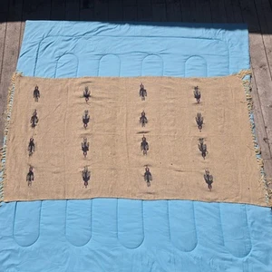 Vintage Mexican Thunderbird Blanket - Picture 1 of 9