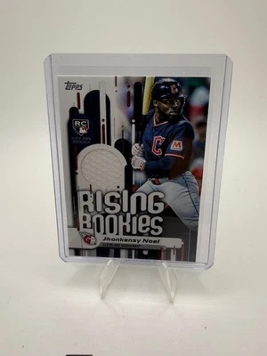 2025 Topps Update Jhonkensy Noel Rising Rookies Jersey Relic RC #RRR-JN - Image 1 of 2