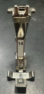 OEM Bernina Sewing Machine #14 Zipper w/Guide Presser Foot 1000-1008-1010 #B69 - Picture 1 of 5