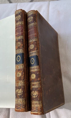 Isaac Newton's Principia 1803 Edition William Davis Revision 2 Volumes - Image 1 of 4