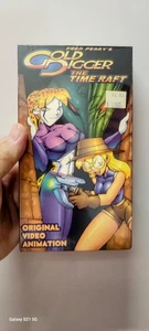 FRED PERRY'S ~ GOLD DIGGER ~ THE TIME RAFT ~ ORIGINAL VIDEO ANIMATION VHS - NEW - Picture 1 of 3