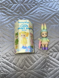 Sonny Angel I Love A Rainy Day Series Secret Raincoat Rabbit Mini Figure New - Picture 1 of 6