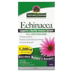 Echinacea, 90 Vegetarian Capsules (400 mg per Capsule) - Picture 1 of 3