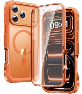 Magnetisch Designed für iPhone 17 Pro Hülle 6,3 Zoll Full Body Bumper, [kompatibel... - Bild 1 von 7