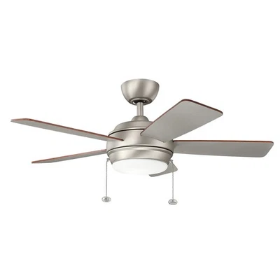 Kichler 330171 Starkk 42" 5 Blade LED Indoor Ceiling Fan - Nickel - Image 1 of 4